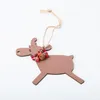 Christmas Decorations Unfinished Wooden Ornament Reindeer Hanging Embellishments Crafts For DIY Paint Holiday Decor