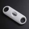 Plastic Cigar Scissors Stainless Steel V-Blade Cigar Cutter Knife Metal Cut Devices Tools Smoking Accessories