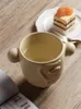 Mugs Eworld 260ml Creative Abstract Surface Cup Porcelain Personalized Coffee Tea Water Milk Handmade Kitchen Table Decoration