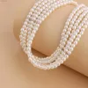 チョーカーフレンチスタイルの白い模倣真珠層多層ネックレスレトロ気質エレガントな手作りビーズショートチェーンレディースジュエリー