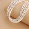 Ras du cou Style français blanc Imitation perle multicouche collier tempérament rétro élégant perles faites à la main chaîne courte dames bijoux