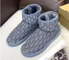 Designer AUS Stivali da neve Sneakers da donna Stivali invernali corti alla caviglia classici per uomo Donna Bambini 21-46 NO422