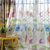 Curtain Lovely Blackout Animal Lion Elephant Curtains For Kids Room Boys Window Drapers Cute Cartoon Baby House