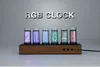 Desk Table Clocks Digital Analog-Digital Clock Electronic Nixie Tube Led top Home Decor Garden 221031