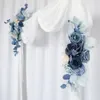 Faux Floral Greenery 2pcs Искусственная свадебная арка цветы Arbor Manragement Party Pright Decor Decor Многократный стиль церемония 221031