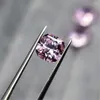 Perles de qualité rose clair zircon cubique carré à facettes pierres précieuses coussin coupé plusieurs tailles au choix C68Z