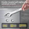 Universal Torx Sleutel Verstelbare bril sleutel 8-22 mm Ratchet sleutel voor fietsmotorfiets Car Repareren Handgereedschap