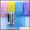 Unhas manicure conjunto 4pcs/unhas kit clipper clippers aparadores de pedicure scissor aleatório ferramentas de cores conjuntos de conjuntos de kits wotdpx