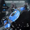 C1 4WD RC Stunt CAR Radio Gesture Induction 24G Toy Light Music Drift Dancing Twist Remote Control Car for Kids 220315