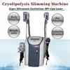 Due Cryo Heads Cryolipolysis Slimming Machine Multi-Functional Fat Freezing Cellulite Removal 40k Cavitation Weight Loss Design portatile