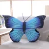 Simulation Soft Butterfly Plush Pillow Toy Stuffed Animals Butterfly Cushion Kids Toys Home Decoration Girl Birthday Gifts