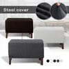 Chair Covers Ottoman Sofa Stool Elastic Home Furniture Case Dust-proof Footstool Footrest Cover Rectangle Slipcovers