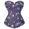 Bustiers & Corsets Elegant Women's Corset Vintage Floral Lace Up Bustie Overbust Burlesque Sexy Lingerie Top Waist Trainer Body