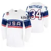 2022 Jerseys de hockey de glace d'hiver Beijing USA Johnny Gaudreau Patrick Kane Max Pacioretty Dylan Larkin Jack Eichel Auston Matthews Jack Hughes