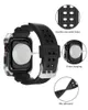 Apple Watch Ultraシリーズ8 7 6 5 4 SE Alloy Mod Kit Armor Protective Case Band Strap Cover 44mm/45mm