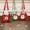 Kerstdecoraties Santa Sack Gift Presents Bag Sneeuwman Candy Tassen Wijn Kousenfles Xmas RRA335