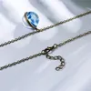 Espace Veilleuse Chocker Collier pour Femmes Or Couleur Ciel Étoilé Pendentif Collier De Mode Bijoux Cadeau De Fête