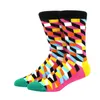 Socks Men clássico Men Casual Gentleman High Quality Color Puzzle