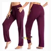 Pantalons pour femmes Capris Modal taille haute pantalons de survêtement pour femmes pantalons amples et confortables à jambes larges avec cordon de serrage pyjama d'entraînement Joggers avec poches