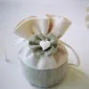 Gift Wrap 10pcs Vintage Burlap Drawstring Weddding Bag Candy Packaging Supplies Rustic Wedding Accessories Girl Baby Shower Souvenirs