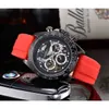 Chronographenuhren Designer Gute Uhren Armbanduhr Luxus beim Verkauf von Nudeln sechs Gummiband Herren Unterhaltung Mode trend5YPL