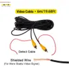 El nuevo cable de video de 6M se utiliza para el cable universal de 6 m RCA View de 6 m para conectar ATR que conduce CMARA y