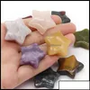 Charms Charms Natural Stone Furnishing Articles Rose Quartz Agate Opal Star Shape Crystals And Stones Healing Home Decora Dhgirlssho Otbou