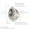 Cluster Rings Big Size Finger For Women Ancient Silver Color Bague Femme Ring Gift 2022 Boho Jewelry Female Anillos Mujer Drop