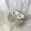 Designer Airpods Max Custodia per cuffie Flash Drill per Airpods Pro 2 3 1 Custodie Airpod di alta qualità di lusso