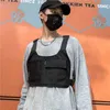 Bolsa de noite moda novo saco de plataforma de peito tático funcional s preto bullet hip hop