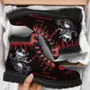Boots Martin Giet Women's Lifting with Skull and Flower Patterns British Fashion New Autumn Series 220805