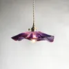 Pendant Lamps Nordic Creative Hanging Glass Lamp E27 For Bar Restaurant Aisle Corridor Balcony Lighting Decorative Flower Chandelier