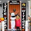 Halloween One-eyed Doorbell Party Supplies Decoration Ghost's Day Glowing Hanging Piece Whole Door Hangings Plastic Doorbell Eyeball