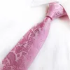 蝶ネクタイSCSTブランドCorbatas Paisley Floral Print Men Neckties Mens Wedding Necktie Tie Slim Gravata Ta095