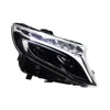 Head Lamp Car Str￥lkastare f￶r Benz Vito W447 LED DAGIME RUNNING LIGHT FOG FRONT LIGHTS Dynamisk streamer Turn Signal Angle Eye Projector Lens