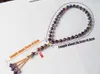Strand 2022 Style Różańca Muzułmańska 2 -warstwowa kryształowa bransoletka model Purple Tasbih Prayer Kulki biżuterii dobrej jakości