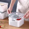 Bottiglie di stoccaggio riutilizzabile scaricata sigillata a zenzero aglio aglio alimentare frigorifero per fridge contenitore in plastica organizzatore di plastica da cucina in plastica