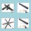 Car Antennas Aluminum 4 8 Carbon Fiber Car Am/Fm Radio Antenna Add Screws Fit All Drop Delivery 2022 Mobiles Motorcycles Parts Exteri Dhp62