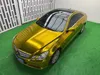 Stretchable Chrome Mirror Gold Vinyl Wrap Film Adhesive Decal Sticker Golden Chrome Car Wrapping Foil Roll Pet Liner