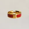 Fashion Classic H Band Rings Designer Designer Mener Ring Men and Women Tain Letters 18K Gold Ring No Bading منع هدايا عطلة الحساسية