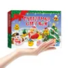 Świąteczna impreza gumowa Favor Duck Adwent Calendar Pokemon Twister Toy 24 pudełka Kreatywne małe żółte