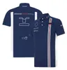 Novas camisetas masculinas e femininas Fórmula 1 F1 Polo Roupas Top Racing Fans Macacão de equipe de manga curta Plus Size Xsjo