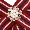 Broches I-REMIEL 2108 Bowties Bows Tie Broche Tissu épingles en cristal et Corsage Blouse Blouse accessoires Pin sur épingle pour femmes