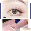 Ögon Shadow Shimmer and Shiny Waterproof Liquid Glitter Eyeliner Eyeshadow Metallic Eye Liner Pen Beauty Party Makeup Tool 6pcs Drop Dhujs