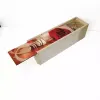 Sublimatie wijnfles caddie opslag houten bier bottls doos afneembare witte spaties dozen aangepast cadeau 1031