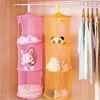 Storage Bottles 3 Shelf Hanging Bag For Toys Net Kids Bedroom Wall Door Closet Organizer Bathroom Kitchen