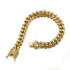 Charm Bracelets Vintage Curb Cuban Link Chain Bracelet For Men Women Couples Stainless Steel Wristbands To Boyfreind Husbands
