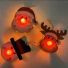 Juldekorationer trälornament Barnleksaker för chirstmas träd hängande hängen xmas dekoration hem fest år noel #j2