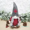 Christmas Doctor Nurse Gnome Plush Ornaments Swedish Santa Xmas Tree Decor Holiday Home Party Decoration