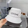 Designer Bucket Hat Floppy Pliable His-and-Hers Buckets Cap visière designer casquettes chapeaux pour hommes protection solaire blanc noir couleur unisexe Halloween cadeau casquette bonnet